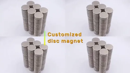 Campioni gratuiti di magnete a disco rotondo piccolo al prezzo dei magneti al neodimio in Cina