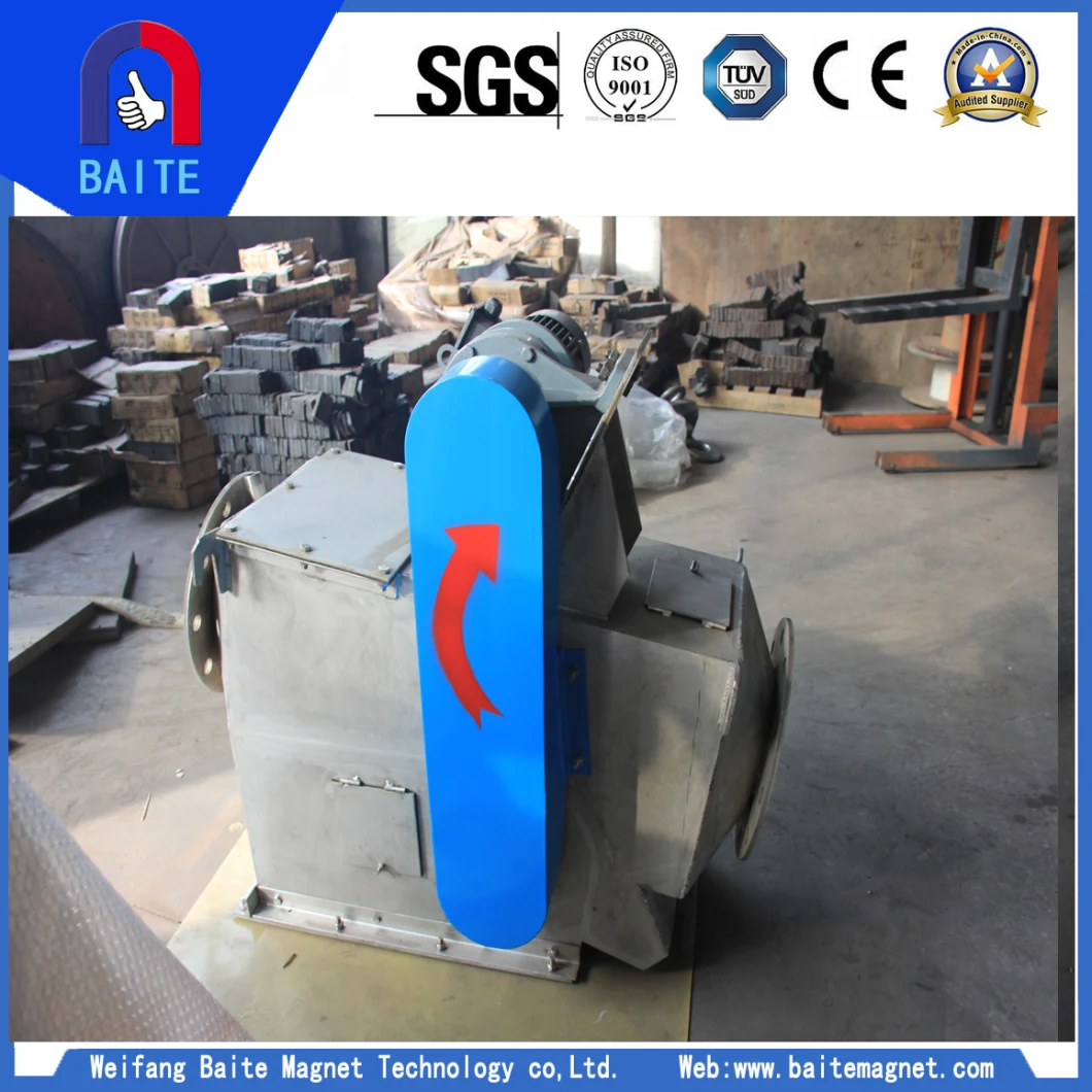 Permanent Pipeline Magnetic Separator in Cement Industry