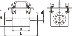 Magnet Clamp 12000 GS Flange Grate Bar Rod Grid Separator Oil Food Industrial Grade 304 316 Filter Liquid Magnetic Trap