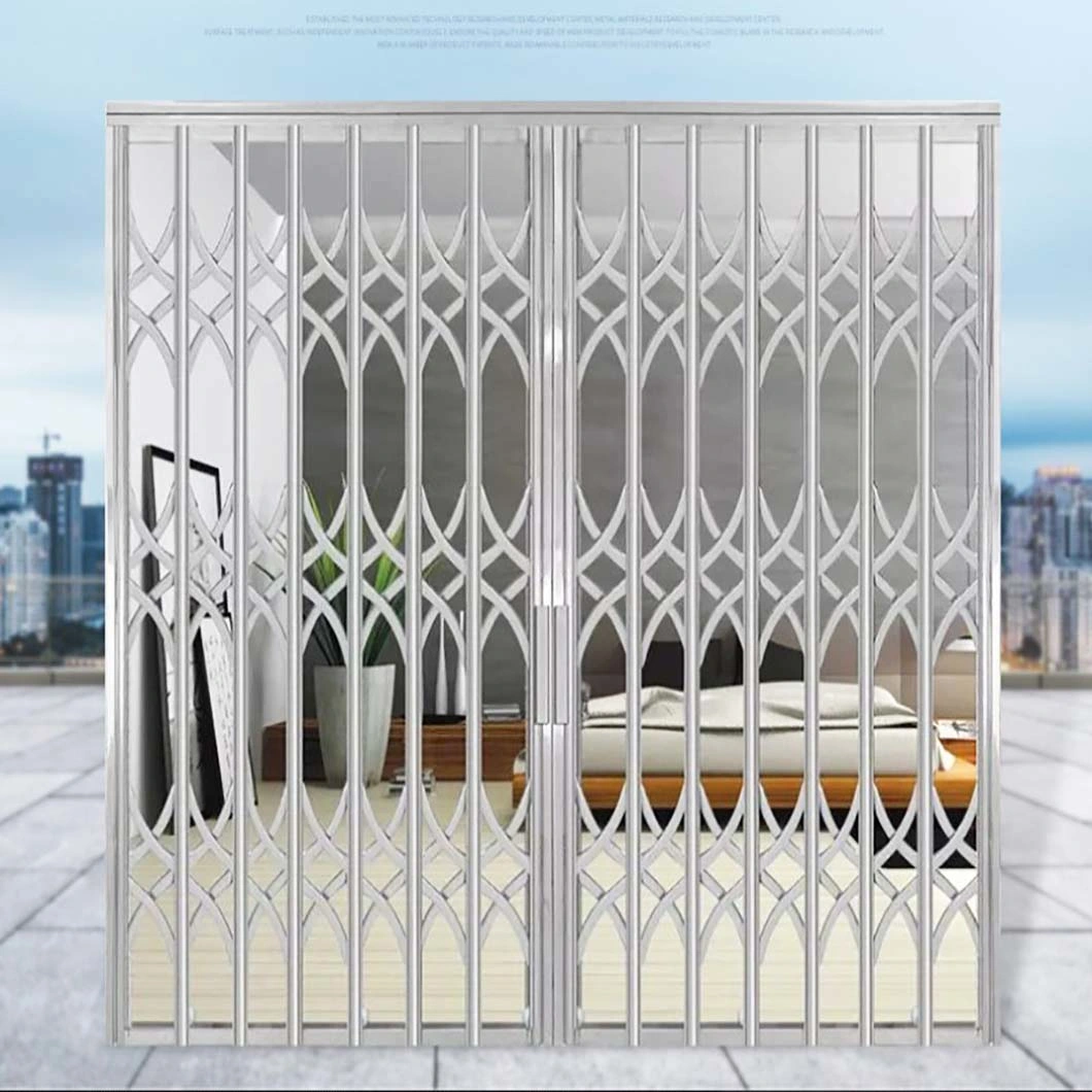 New Main Stainless Steel Sliding Folding Door Security Grill Price