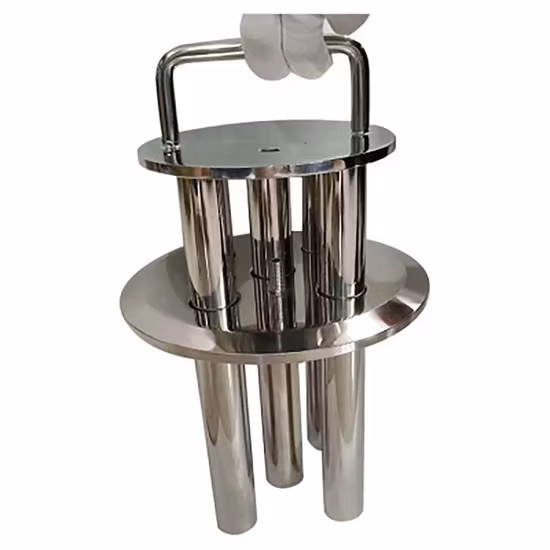 Filtro magnetico sanitario per liquidi SS304 con asta magnetica nell'elemento