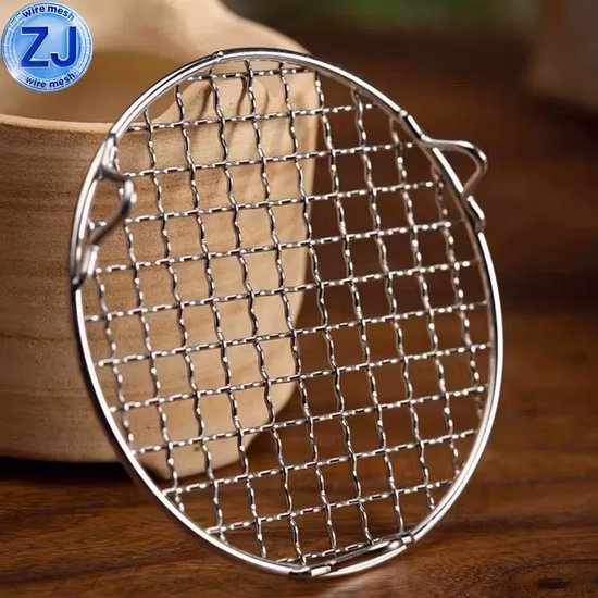 Griglie di cottura in acciaio inossidabile fuso rotonde/quadrate personalizzate. Griglia per barbecue